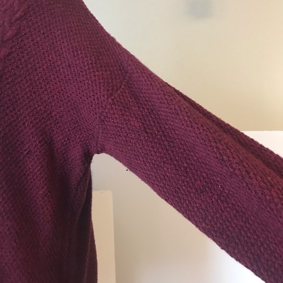 American Eagle Maroon Comfy Sweater - Picture 3 of 7